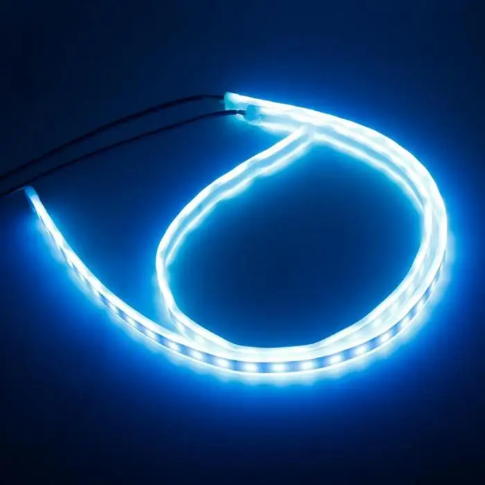 2 шт. RGB светодиодный свет полосы для фар DRL поворотный свет с пультом дистанционного управления TD326