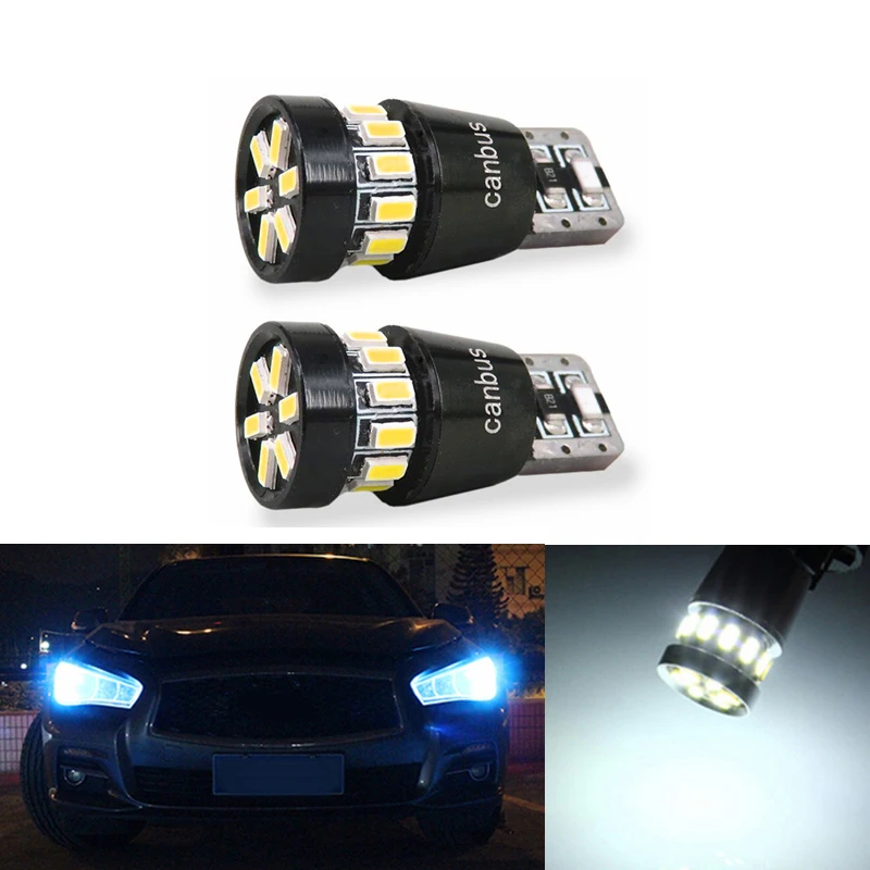 BOAOSI 2x T10 W5W светодиодные лампы для парковки Sidelight нет ошибок Infiniti Q50 Q60 Q70 Q80 QX30 QX50 QX56