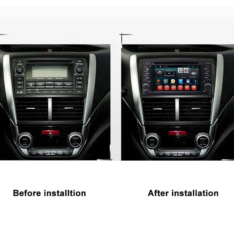 Automotivo мультимедийный плеер ForSubaru forester/Impreza 2008 2009 2010 Android головное устройство 2 Din