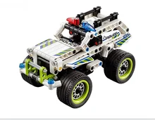 Toys Building Blocks china brand 3418 self-locking bricks Compatible with Lego Technic Police Interceptor 42047 Building Kit