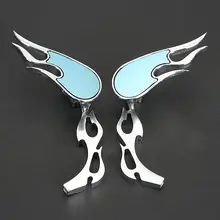 Hot sale 1 Pair Custom Universal font b Motorcycle b font Rearview font b Mirrors b