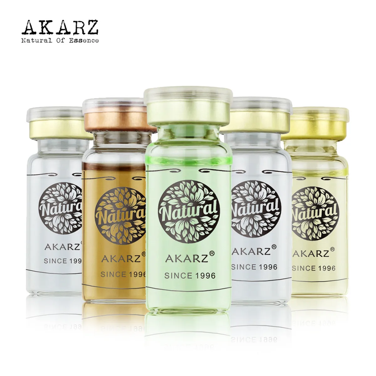 

Oil-control sets AKARZ collagen serum+hyaluronic acid+vitamin c serum +Arbutin + Placenta serum face each 10ml*5