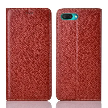 

for Huawei Honor 10 Case Flip Genuine Leather Soft Silicon Back Cover for Huawei Honor 10 Coque