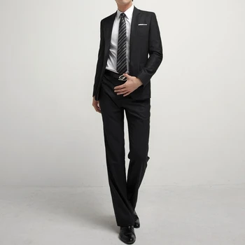 

Suit+pants Wedding dress male commercial slim blazer suit slim waist suit set