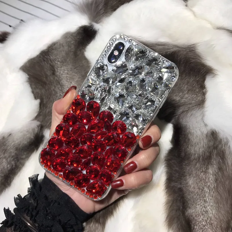 

LaMaDiaa Cases for Xiaomi 8 9 SE Redmi 5A 5X 6A Note6 7 Pro MAX2 5 5S Case Luxury Cover Bling Rhinestone Case Cover Accessories