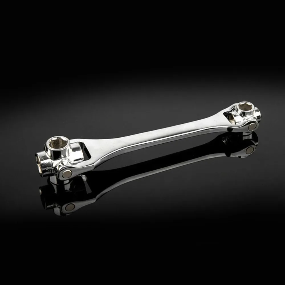 flexible 8mm 21mm socket wrench Double Head Hexagon spanner chrome vanadium hand tool with