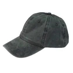 Модная Джинсовая Бейсболка Ретро бейсбольная остроконечная кепка для женщин и мужчин (армейский зеленый)