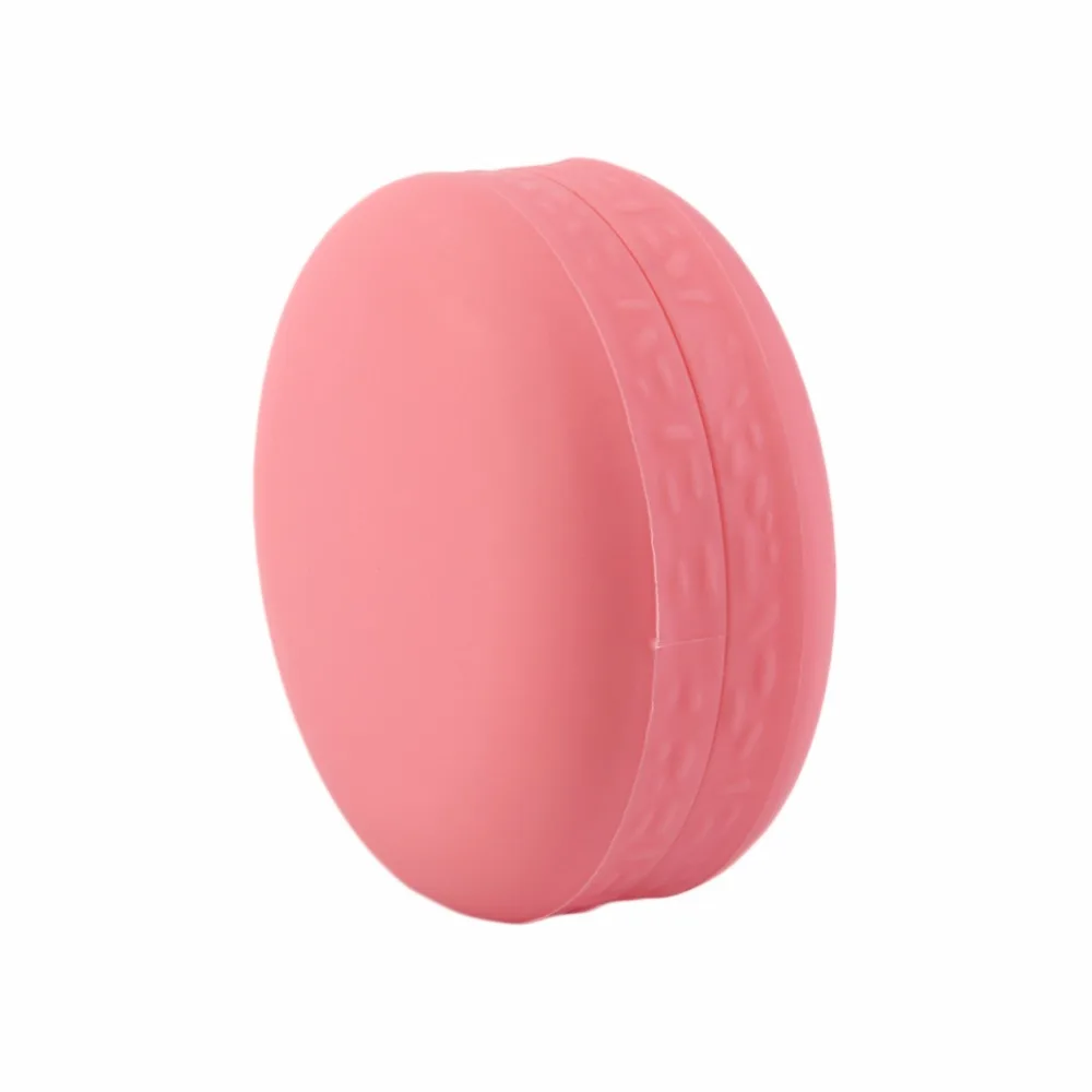 Macarons Lip Balm Round candy Natural Plant lip gloss Lipstick Fruit Embellish Lip Balm (3)