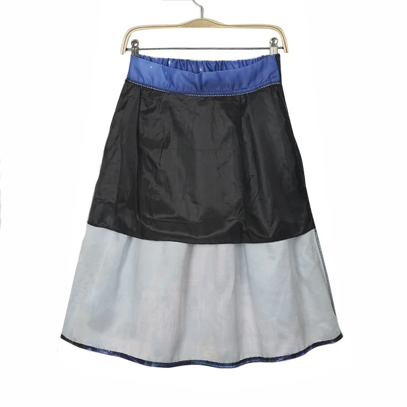 Neophil, женские юбки, высокая талия, Скейтер, расклешенное, Saias, здание, с принтом, плиссированное, синее, винтажное, бальное платье, для девушек, Faldas S1607028