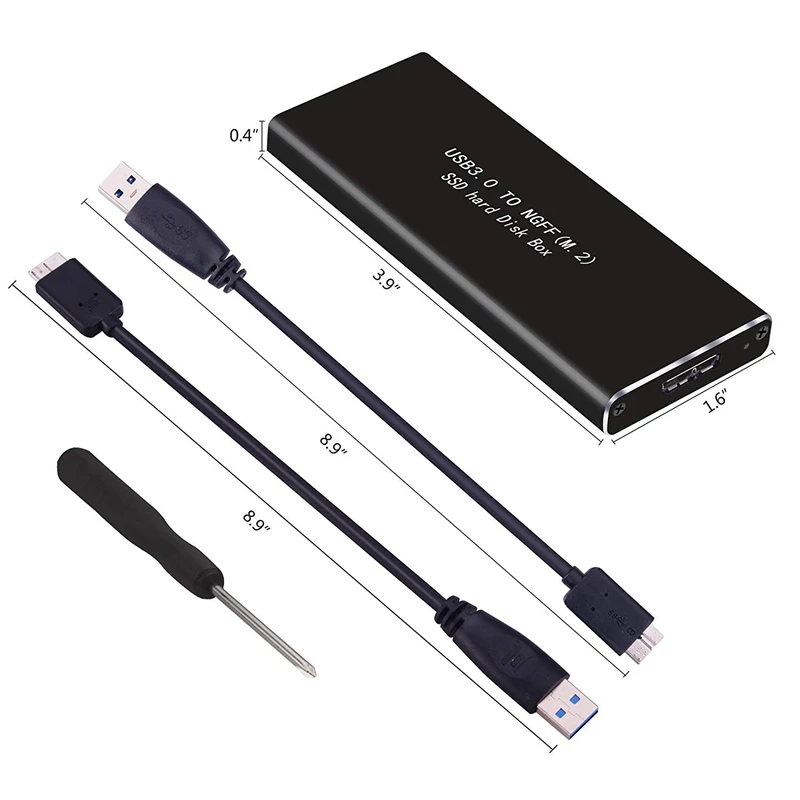 M.2 Sata Ssd к Usb 3 0 внешний считыватель конвертер адаптер корпус с Uasp поддержка Ngff 2280