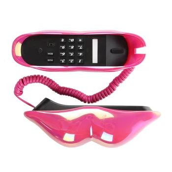 

Vivid Marilyn Monroe Amaranth Glossy Sexy Lips Kiss Corded Telephone Phone