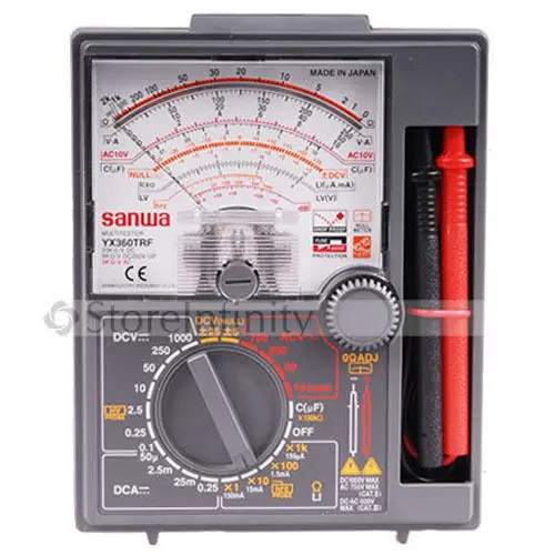 New Japan Sanwa YX360TRF Analog Multimeter Tester DC YX 360TRFin Laser