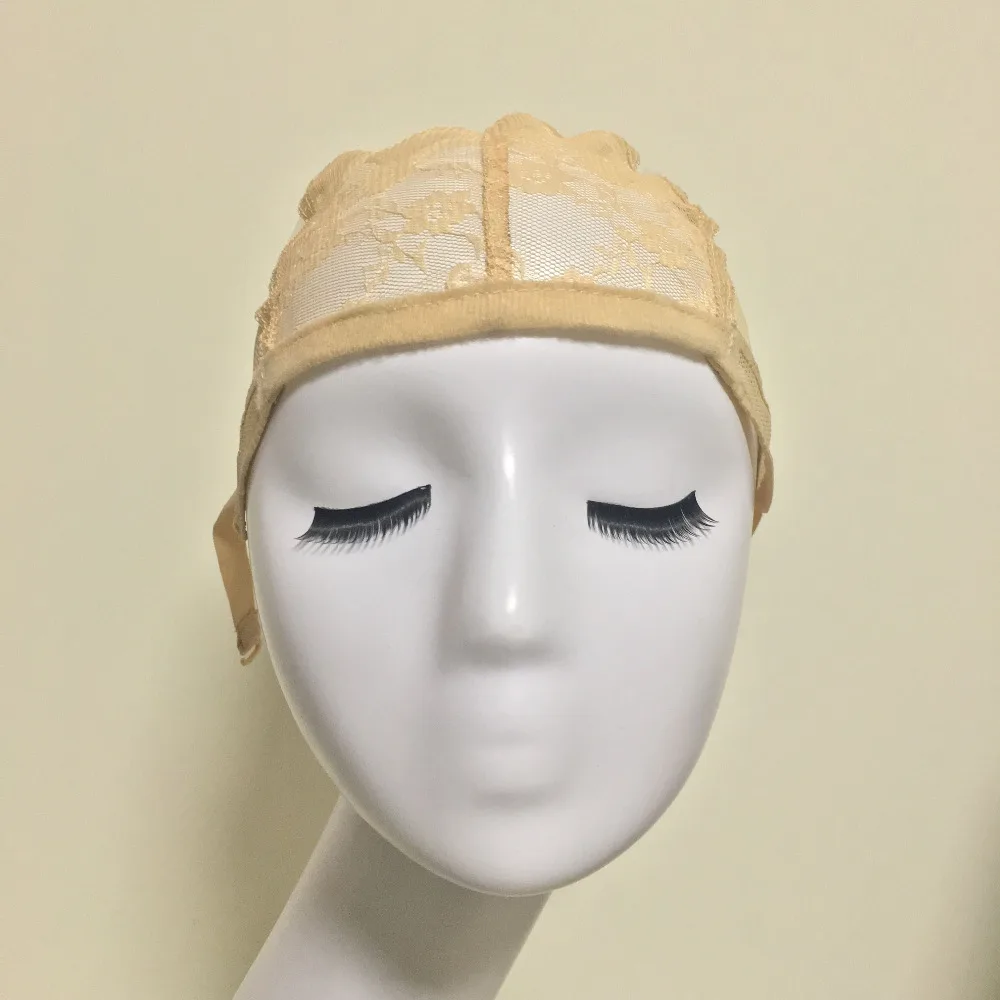 가변 스트랩과 가발을 만들기위한 Glueless 레이스 가발 모자 여성용 헤어 네트 & Hairnets Easycap 도매 6028