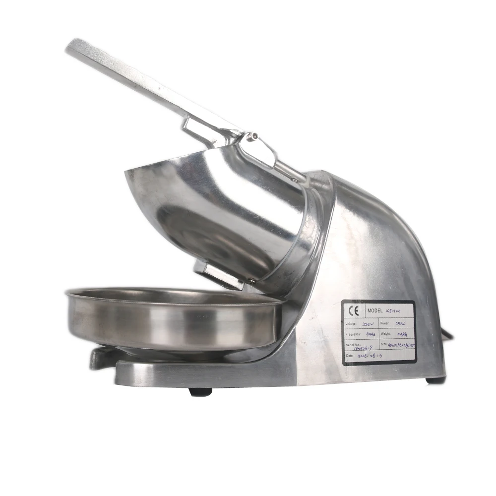 

Stainless Steel Electric Block Ice Shaver/Manual Ice Crusher Machine