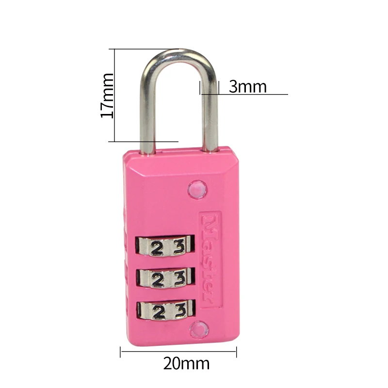 Master Lock Keyed Padlock Password Smart for Lock code for a Suitcase Combination Lock for bag Carousel gym locker lock Mini (5)