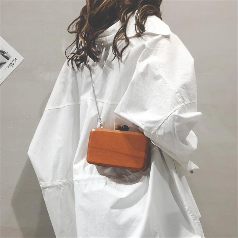 2019 NEW Wood Day Clutch bag Women Evening Bags Chain box Handbags Party Wedding Purses Banquet Shoulder Bags bolsas mujer 2019 NEW Wood Day Clutch bag Women Evening Bags Chain box Handbags Party Wedding Purses Banquet Shoulder Bags bolsas mujer