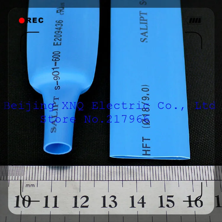 18mm blue shrink tube heat shrink tubing heat shrinkable tube