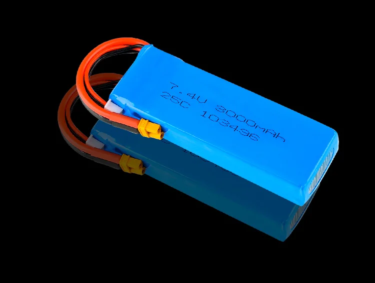 Rc Lipo батарея 7,4 V 3000mAH 25C 2S Lipo батарея обновленная батарея для MJX B6 B8 Bugs 6 RC Квадрокоптер