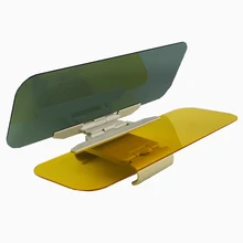 Real Anti-dizzal Car Sun Visor Day and Night HD For Vision Visor Clear View Driver Goggles Interior Anti dazzling Mirror cars sun visor auto anti dazzling day night mirrors clear view glass goggles interior good visors for hd block accessories glare