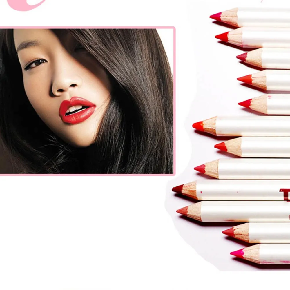 12 цветов/коробка Professional Lip Liner Sexy матовый карандаш для губ Карандаш ню Lipsliner ручка