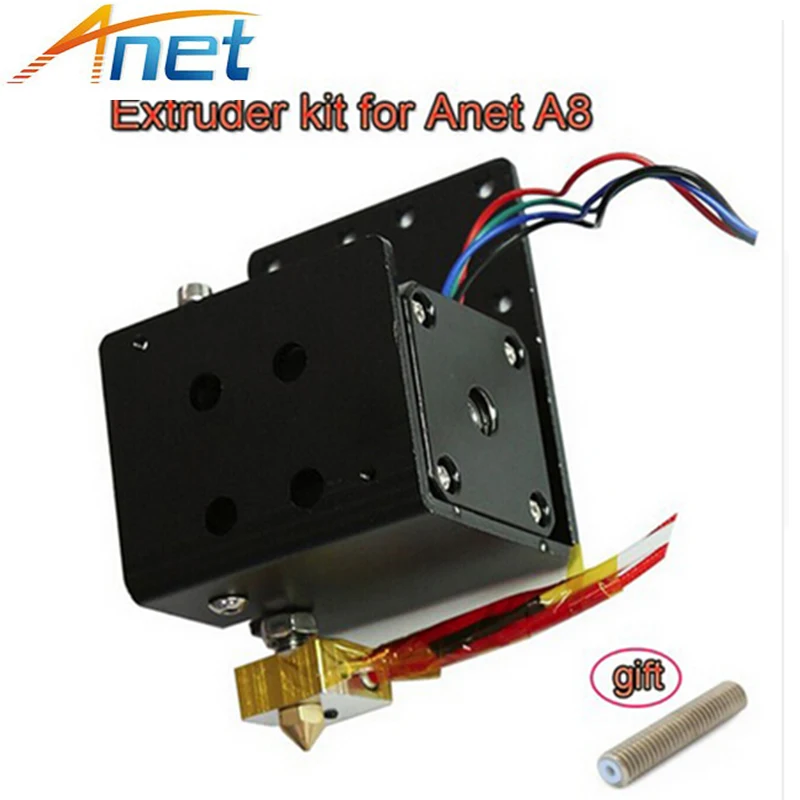 

3D Printer Part of Head MK8 Extruder Motor Kit J-head Hotend Nozzle Feed Inlet Diameter 1.75 Filament Extra Nozzle For Anet A8