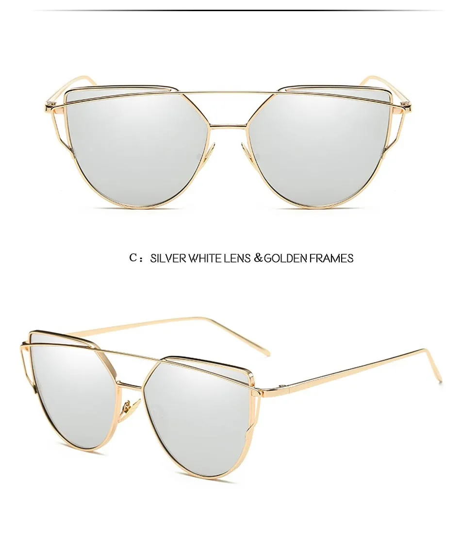 Бренд Evrfelan, солнцезащитные очки для женщин, солнцезащитные очки «кошачий глаз», мужские зеркальные солнцезащитные очки, мужские очки, Женские винтажные Золотые очки