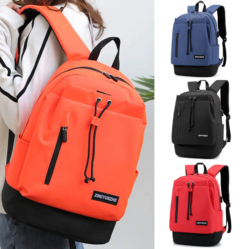 

Coneed Couples Oxford Cloth Student Computer Backpack Multi-User Large Capacity Travel Couple Bag 2019 May2 P40