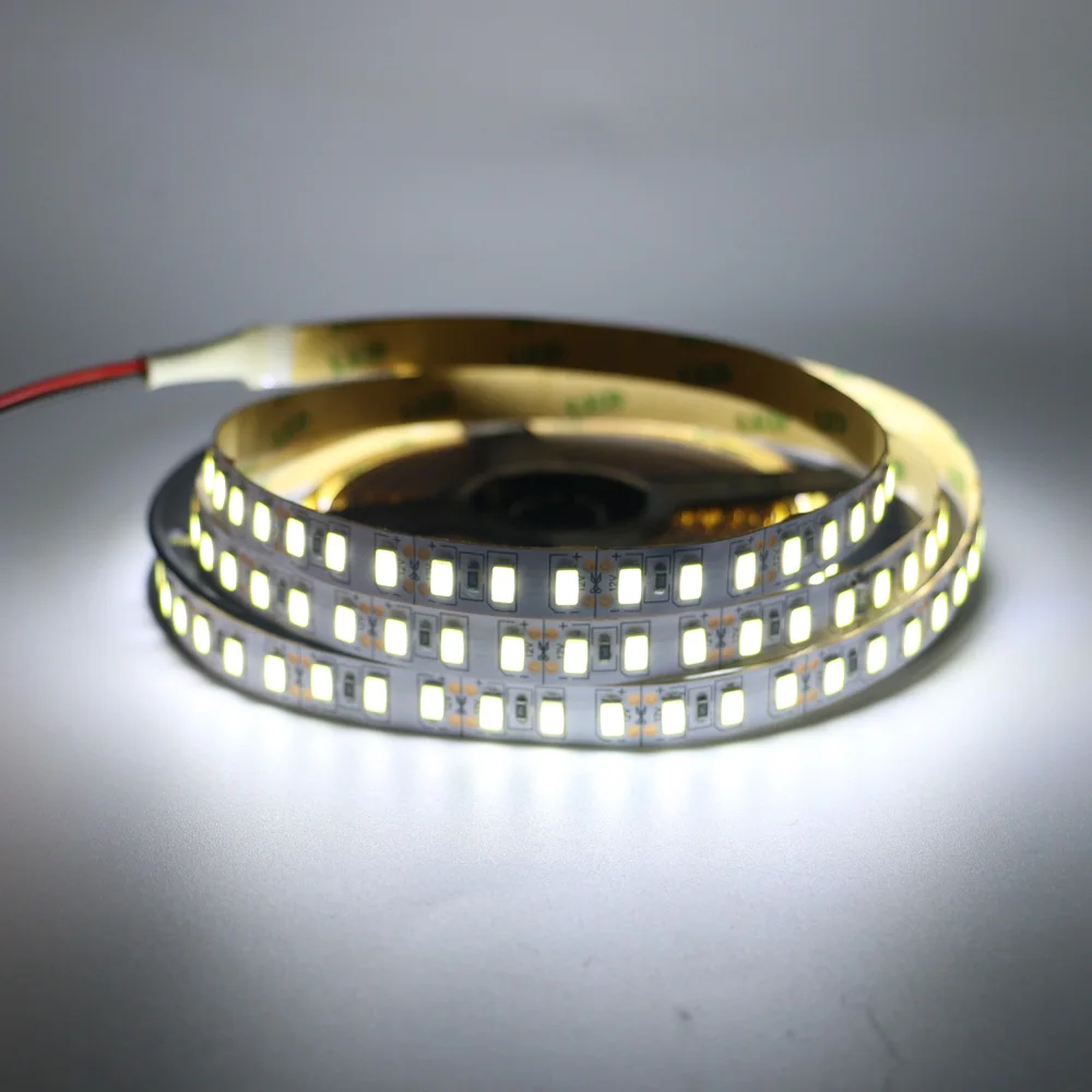 5630 SMD Светодиодная лента 120 светодиодов/м 12 В постоянного тока высокая яркость не