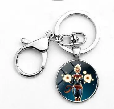 Avengers Hero Captain Marvel Carol Danvers Toys Keychain Keyring Ms ...