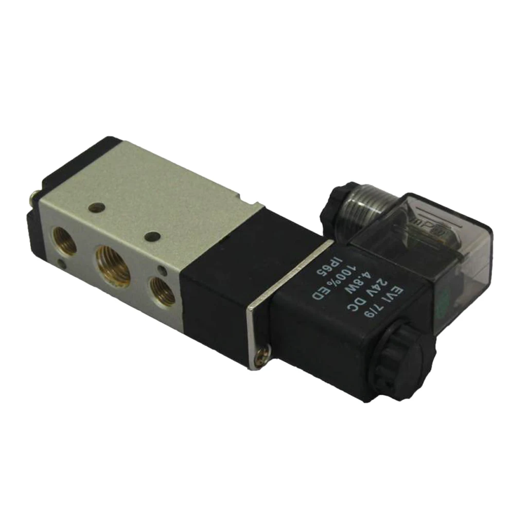 DC 24V 5 Port 2 Position Solenoid Air Controller Valve Parts And Accessories
