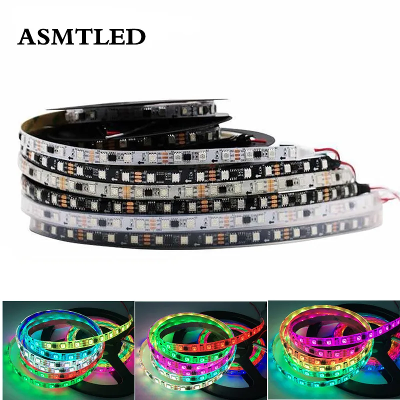

DC 12V WS2811 LED pixel strip light RGB Full color 5050 Led ribbon flexible Addressable Digital External IC tape 1m 3m 2m 4m 5m