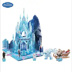 3D пазл принцесса ашана бумага ручная работа 3D сцена Ледяной дворец детская игрушка Рождественский подарок