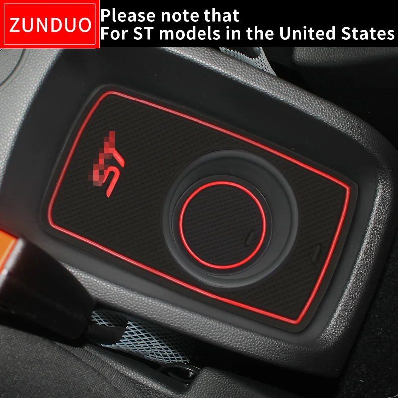 Подставка под дверь ZUNDUO для FORD 2008-2016 FIESTA ST аксессуары 3D резиновый автомобильный