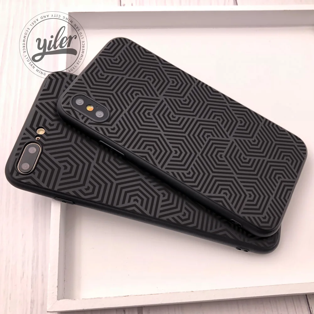 Модный однотонный чехол с текстурой для iPhone XS Max 7 Plus 5 5S SE 6 6S 8 X чехлы