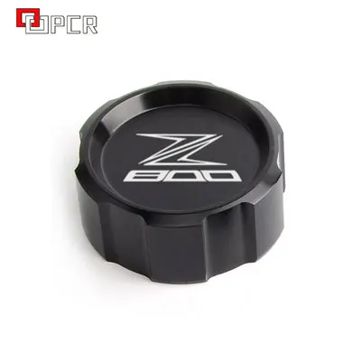 Motorcycle CNC Front& Rear brake Fluid Cylinder Master Reservoir Cover Cap Black For KAWASAKI Z800 z 800 2013