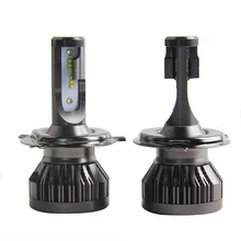 2PCS NEW Arrivals Car Lights Bulbs LED H4 H7 ZES Lamp 6000K 10000LM 9012 HIR2 H11 LED H8 H9 9005 9006 Auto Headlights Led Lights