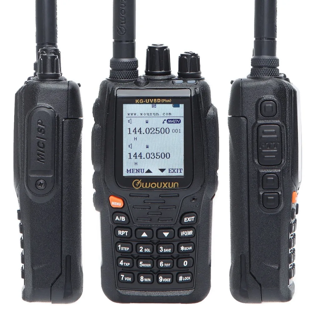 Wouxun KG-UV8D Plus перекрестный репитер VHF UHF двухдиапазонный голосовое шифрование рация