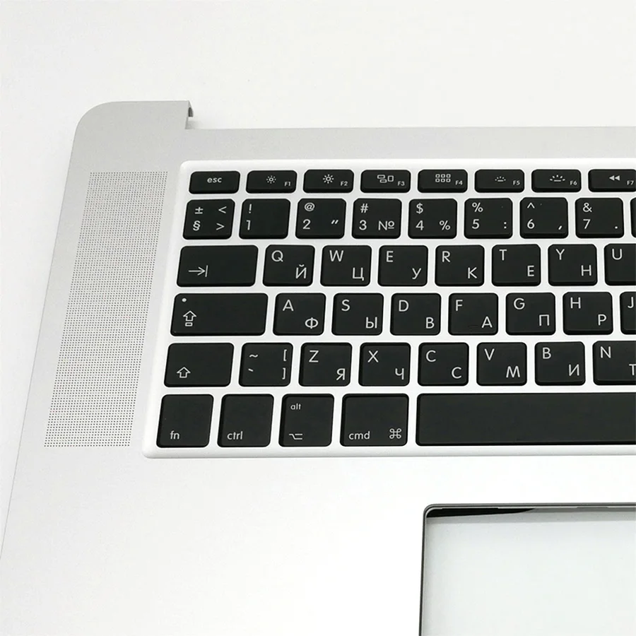 Русская клавиатура для ноутбука, верхний чехол для Macbook Pro 1" retina A1398, верхний чехол ME293 ME294 2013 года