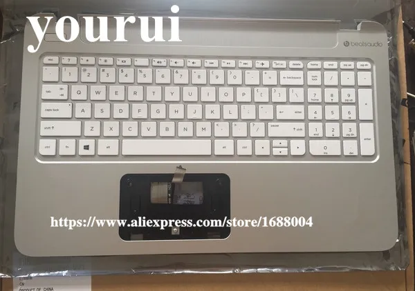 98% верхний чехол для hp павильон 15-p 762530-001 серебристый