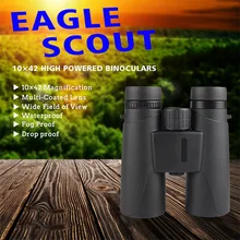 Bumlon мощный Компактный бинокль 10X42 HD военный телескоп водонепроницаемый противотуманный свет видения Охота наблюдение за птицами RL38-0018