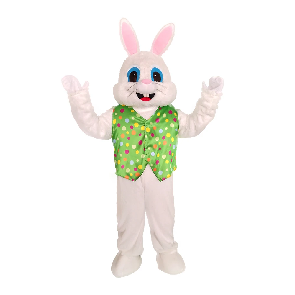 

Easter Bunny Mascot Costume Rabbit Cartoon Character Fancy Party Cosplay Dress