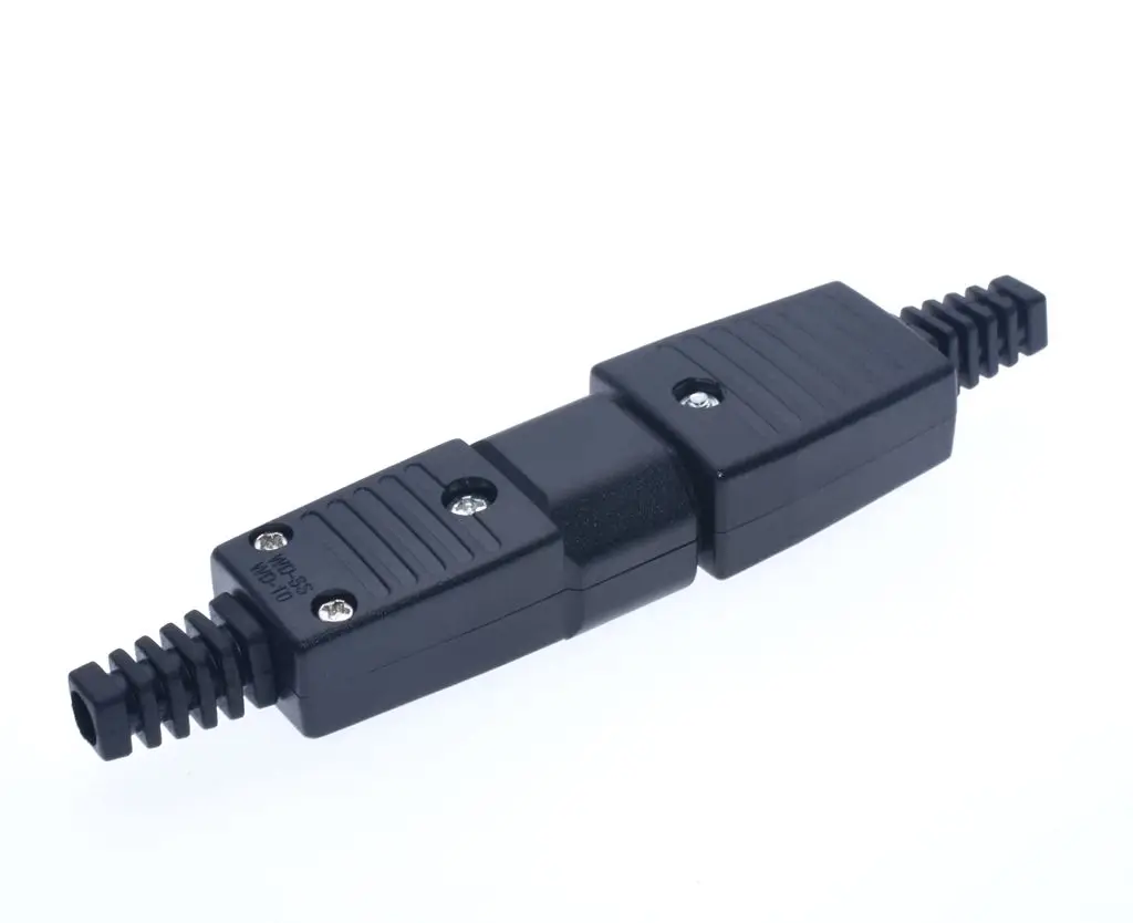 Проводная электрическая розетка 250 в 10 А IEC320 C13 C14 C15 AC PDU UPS Встроенный кабель