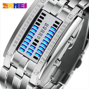 

SKMEI Creative Digital Watch Men Fashion Luxury Top Male Sport Clock LED Waterproof Couples Wrist Watches Relogio Masculino 0926