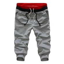 Летние повседневные мужские высотой до колена шорты для отдыха Цветные Лоскутные джоггеры короткие спортивные брюки мужские Бермуды Шорты