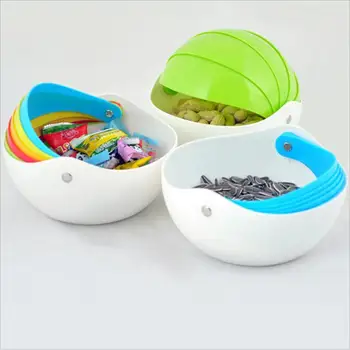 

OUNONA Tissue Paper Tube Creative Dustproof Folding Rainbow Fruit Storage Box Holder