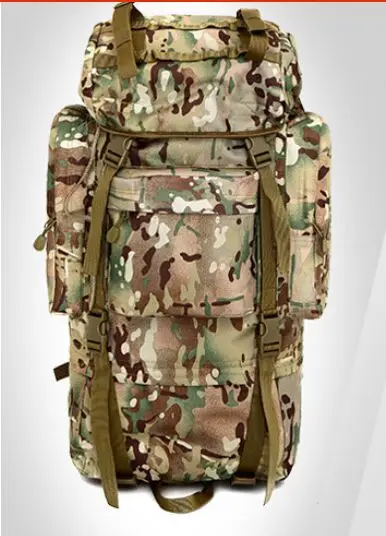 Армейский уличный водонепроницаемый рюкзак 65л. Вместительная сумка для мужчин и женщин, тактический рюкзак спецназа - Цвет: CP