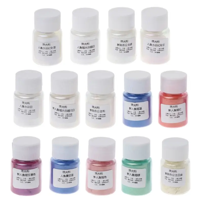 

Resin Dye Powder Mica Pearl Pigments Colorants Crystal Mud Resin Jewelry Making