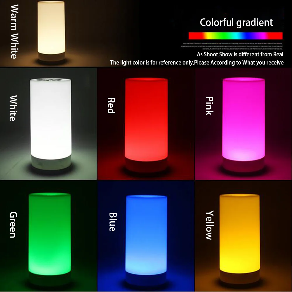 Free Print Customized Logo Round Bar Led Night Light Rechargeable Free Print Customized Logo Round Bar Led Night Light Rechargeable Black Color Table Lamp For Decoration In Lights From