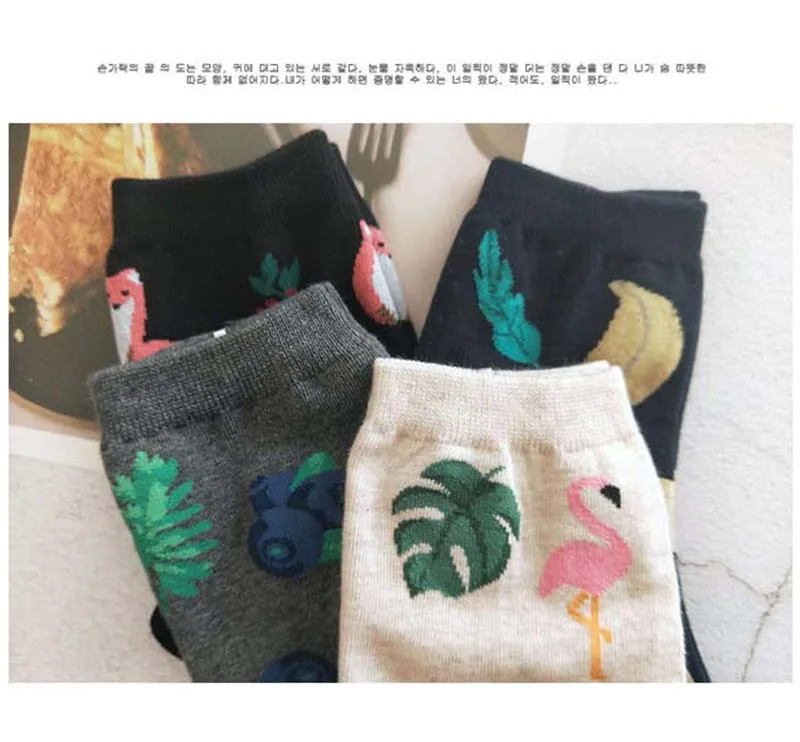 [EIOISAPRA] красивый жаккард/растения печати узор книги по искусству носки для девочек для женщин корейский животных/носки С КАКТУСОМ забавные