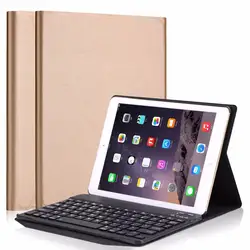 Для iPad 9.7 2017 чехол с клавиатурой, искусственная кожа Стенд чехол с Bluetooth клавиатура для всех iPad воздуха 1 2 2017 Планшеты случае